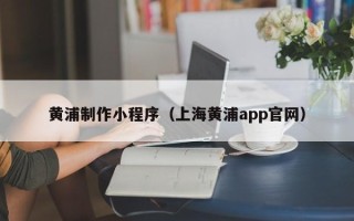 岳阳黄浦制作小程序（上海黄浦app官网）