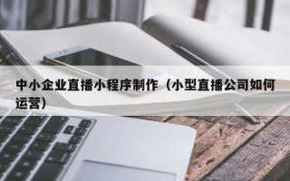 岳阳中小企业直播小程序制作（小型直播公司如何运营）